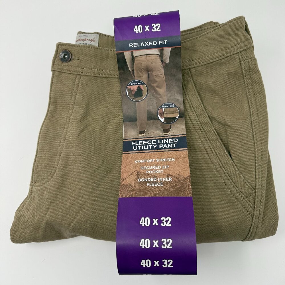Weatherproof Vintage Men’s Fleece Lined Pant NWT